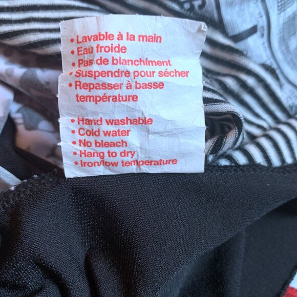 MARIE CLAIRE - Abstract Black and White Sleeveless Dress - XL - Picture 12 of 12